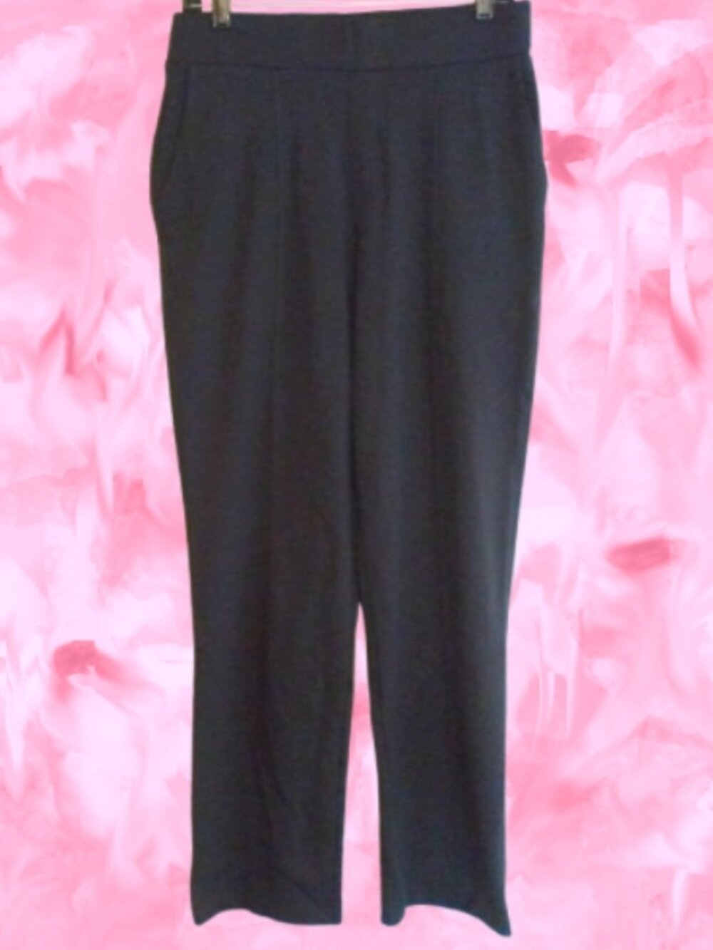 Matty M Charcoal Stretch Dress Pants M Minimalist Workwear Office Chic Basics